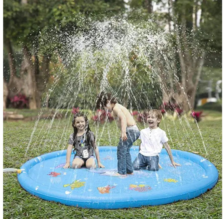 Inflatable Water Splash Mat for Kids' Outdoor Fun