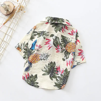 Spring Style Canine Cotton Shirt