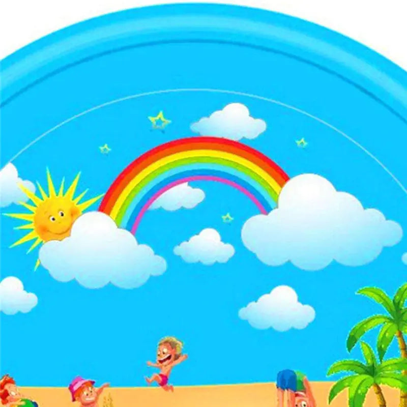 Inflatable Water Splash Mat for Kids' Outdoor Fun