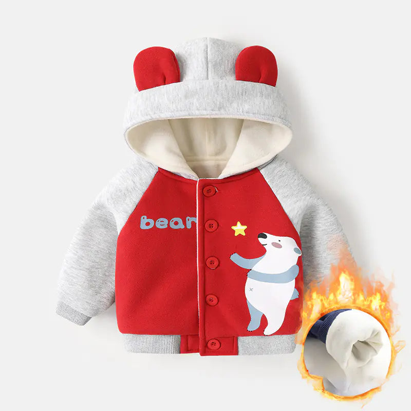 Infant Winter Hoodie Jacket Unisex