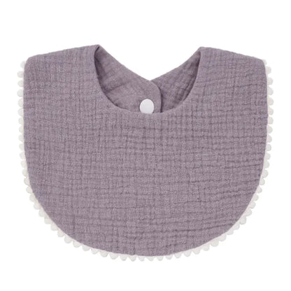 Dual-Layer Cotton Baby Bib