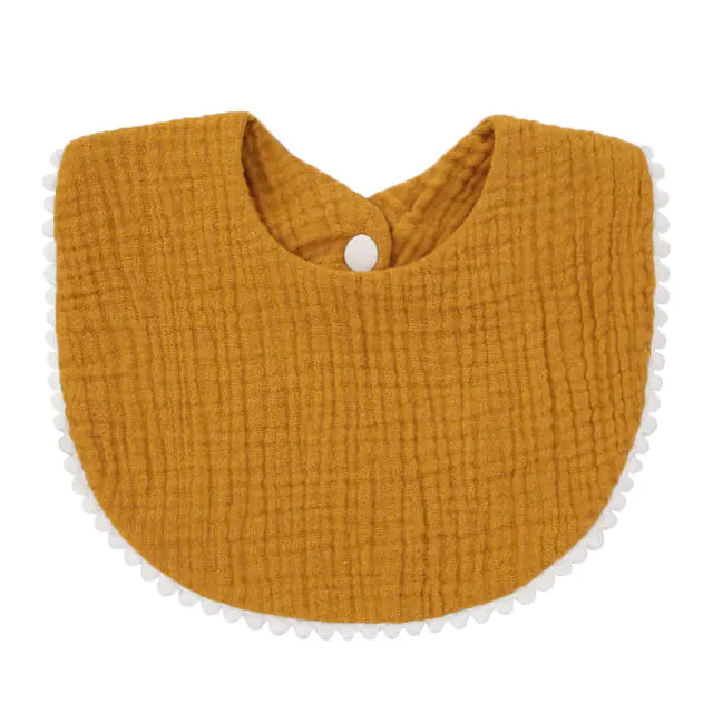 Dual-Layer Cotton Baby Bib