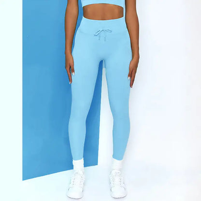 Seamless Candy Color Yoga Outfit