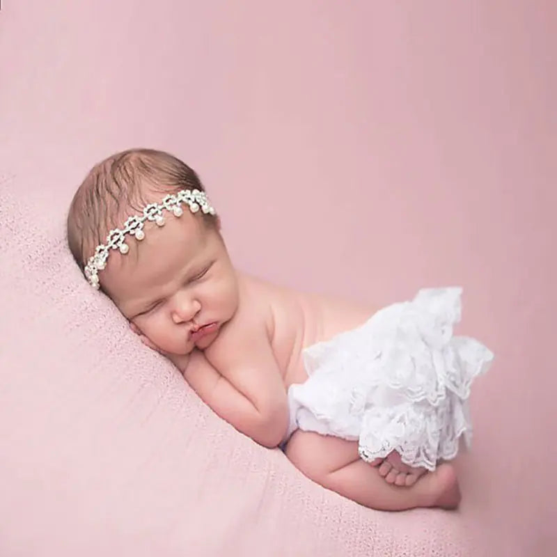 Chic Cotton Lace Baby Bloomers