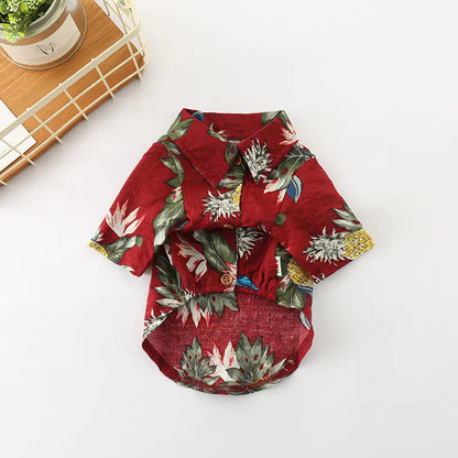 Spring Style Canine Cotton Shirt