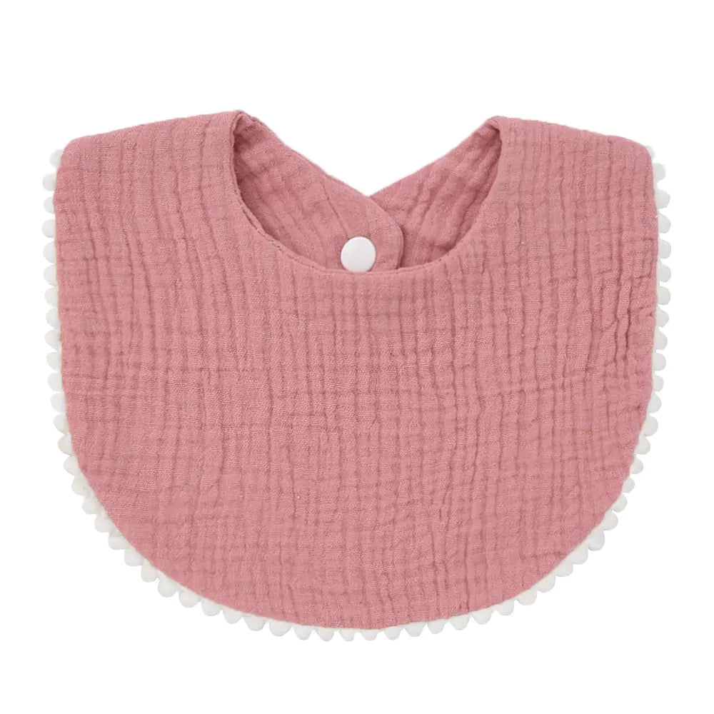 Dual-Layer Cotton Baby Bib