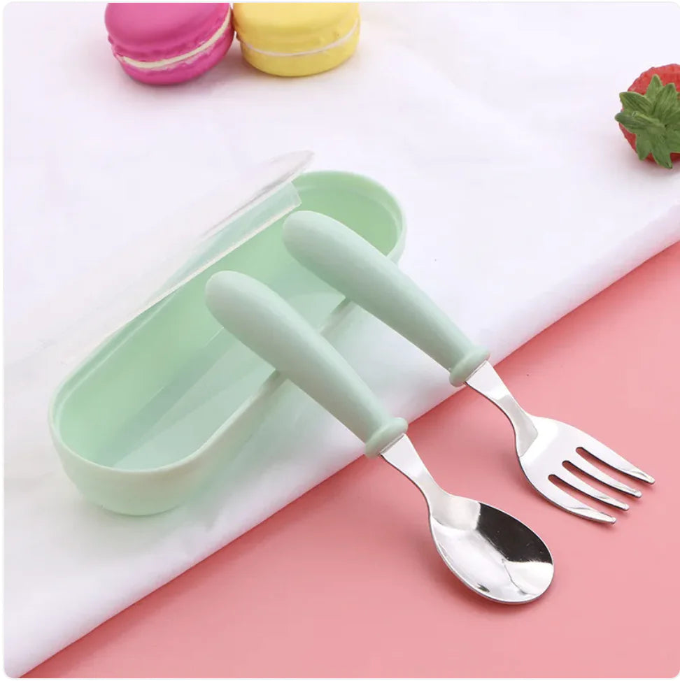 Stainless Steel Kids' Cutlery Set