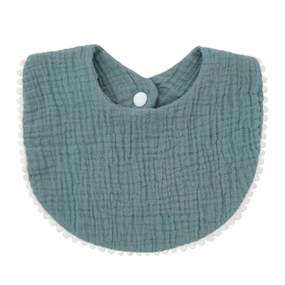 Dual-Layer Cotton Baby Bib
