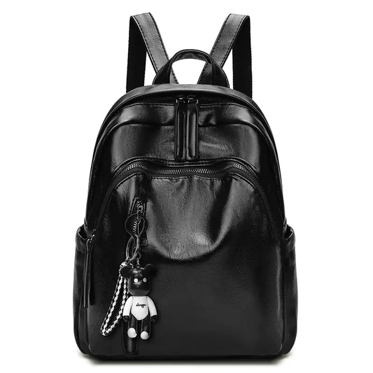 Fashionable PU Backpack for Women - Autumn/Winter Style