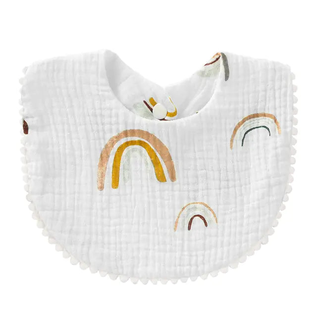 Dual-Layer Cotton Baby Bib