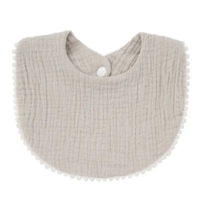 Dual-Layer Cotton Baby Bib
