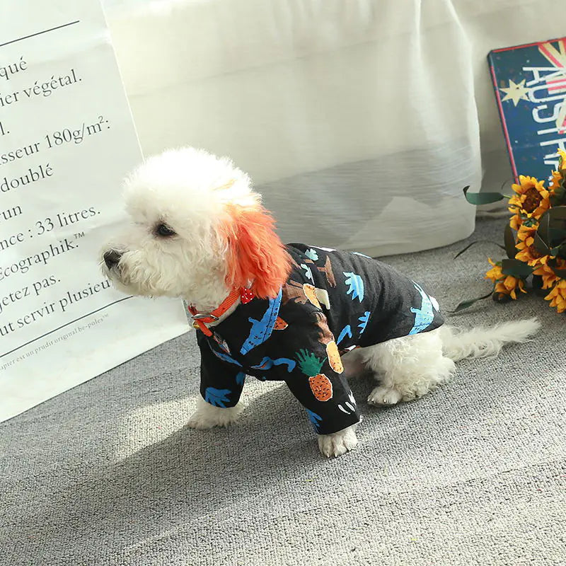 Spring Style Canine Cotton Shirt