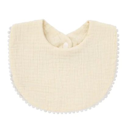 Dual-Layer Cotton Baby Bib