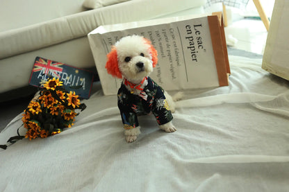 Spring Style Canine Cotton Shirt