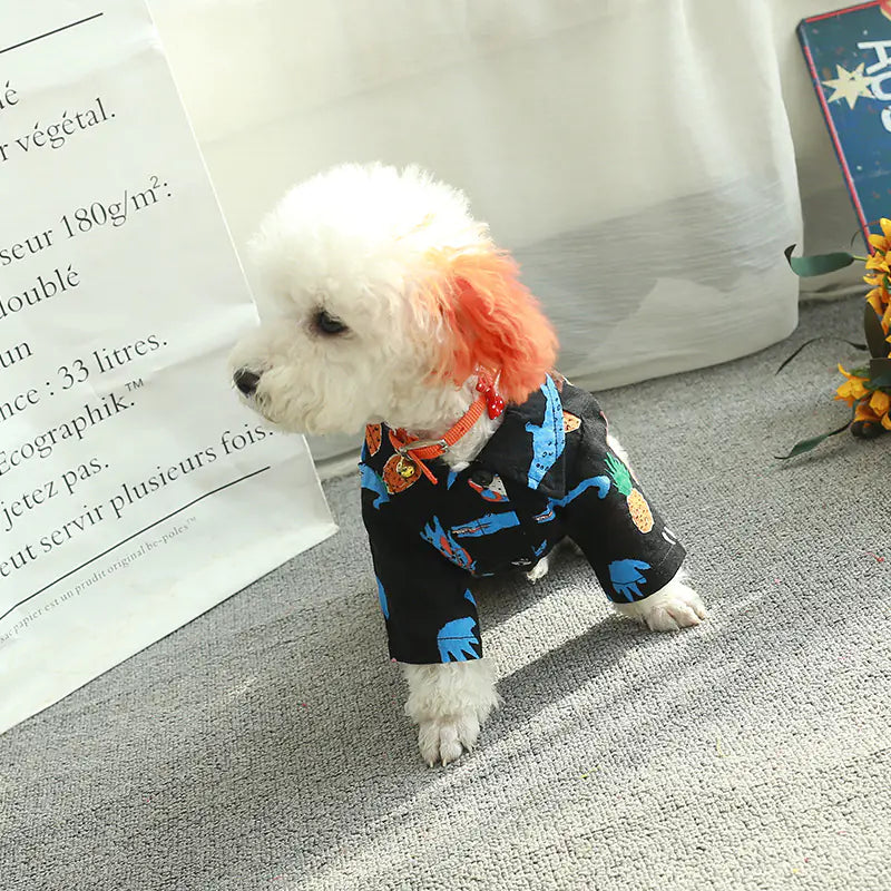 Spring Style Canine Cotton Shirt