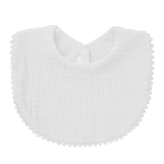 Dual-Layer Cotton Baby Bib