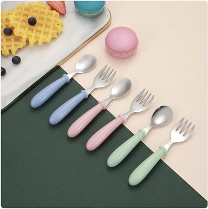 Stainless Steel Kids' Cutlery Set