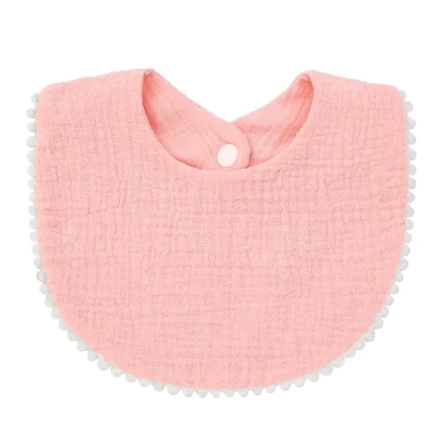 Dual-Layer Cotton Baby Bib