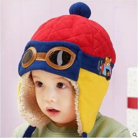 Winter Hipsters for Boys and Girls with Fluffy Earmuffs