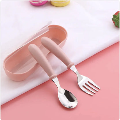 Stainless Steel Kids' Cutlery Set
