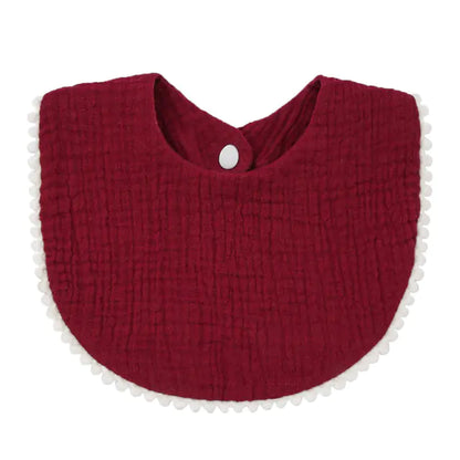 Dual-Layer Cotton Baby Bib