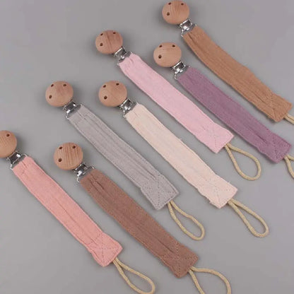 Beech Baby Pacifier Holder - Cotton & Hemp
