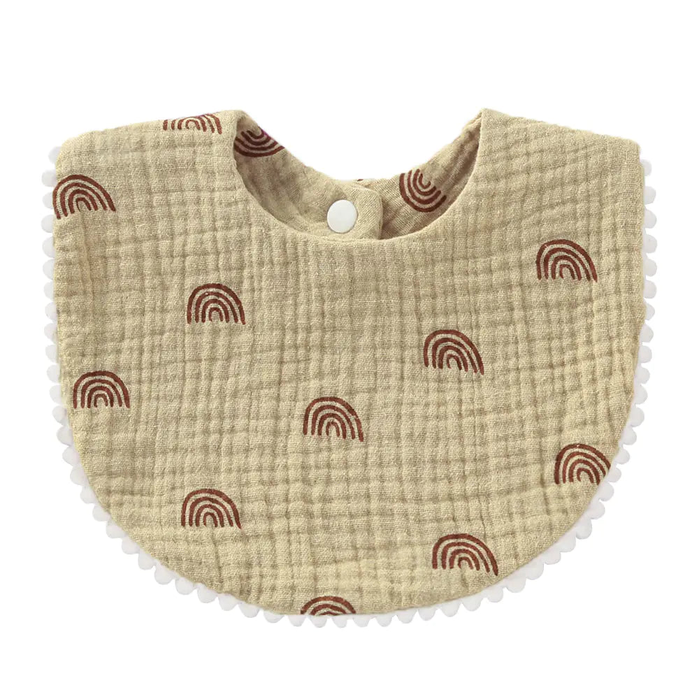 Dual-Layer Cotton Baby Bib