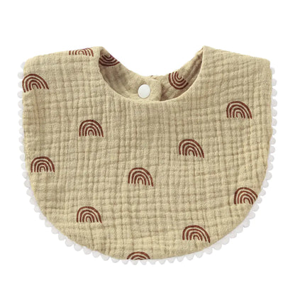 Dual-Layer Cotton Baby Bib